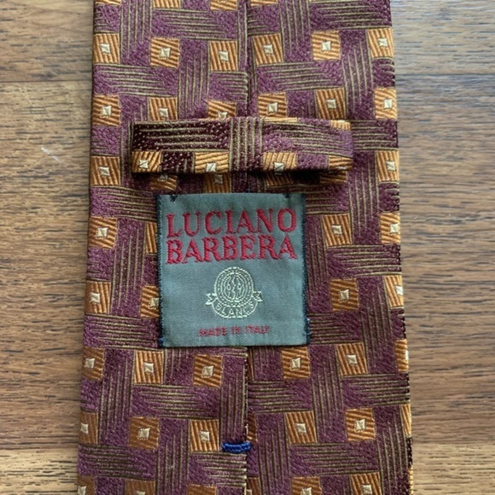 Luciano Barbera Stunning Silk Woven Tie